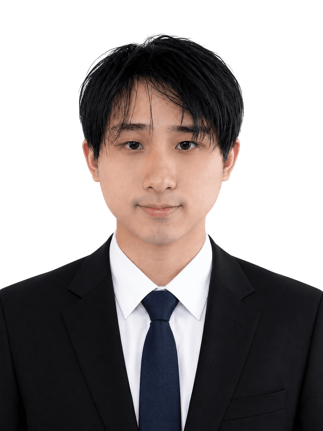 Portrait of Brightly Virya in a dark suit